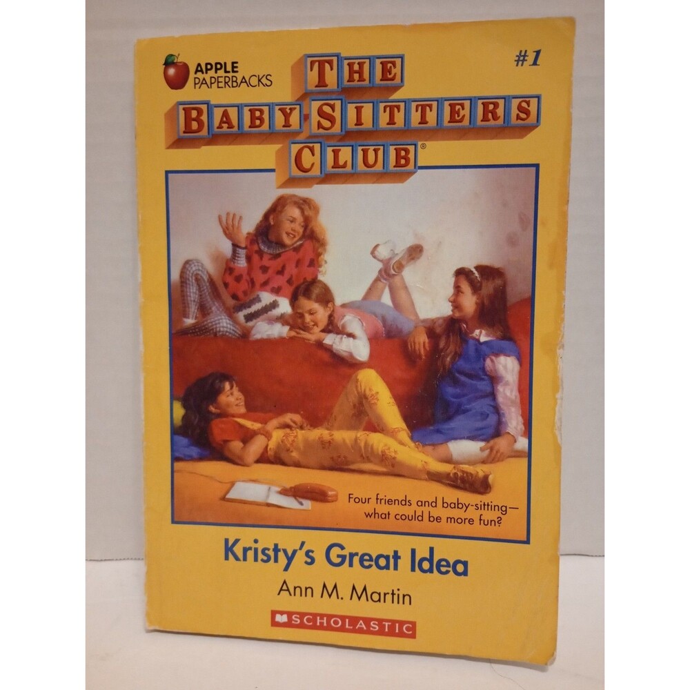 Kristy's Great Idea  #1 BABY-SITTERS CLUB (Ann M. Martin, 1986) Paperback Book